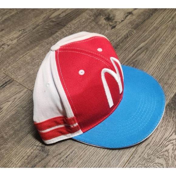 Vintage McDonalds 2 Stipe Bar Snapback Hat Cap - Picture 2 of 5